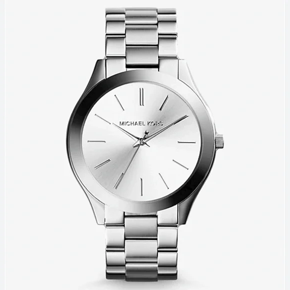 Michael Kors | Slim Runway Silver-Tone Watch | Silver - Picture 1 of 3